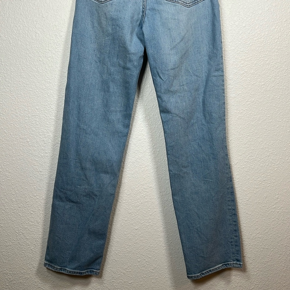 Madewell The Perfect Vintage Straight Jeans in Danby Wash Knee Rip Edition S24 - Picture 8 of 10